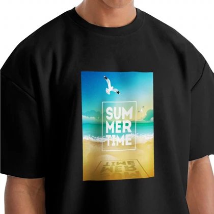 تیشرت مردانه اورسایز Summer 1991 مدل TS1974