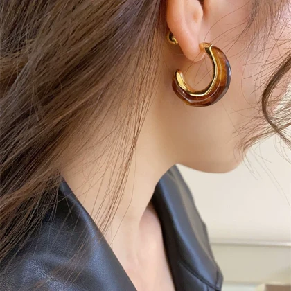 گوشواره ژورنالی حلقه‌ای