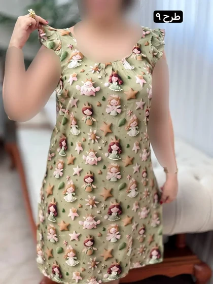 پیراهن نخی سه بعدی 2909