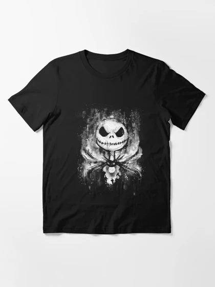 تیشرت کابوس پیش از کریسمس | تیشرت Nightmare Before Christmas طرح splatter Jack Essential کد 109034