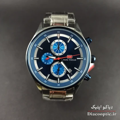 ساعت مچی مردانه اورجینال موتور ژاپنی برند مینی فوکوس سه موتور مدل Mf0081G.03