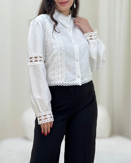 شومیز کراپ مجلسی کتی