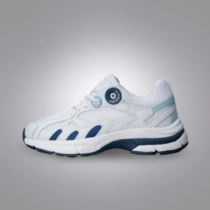 کفش کتانی زنانه آدیداس آستیر سفید سرمه ای (Adidas Astir Navy White)