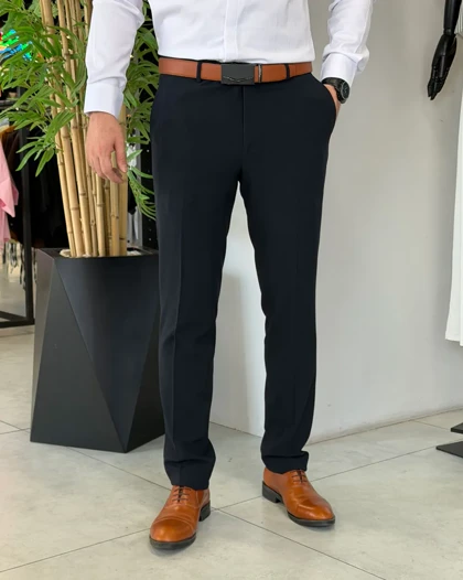 شلوار پارچه ای بزیاق ساده