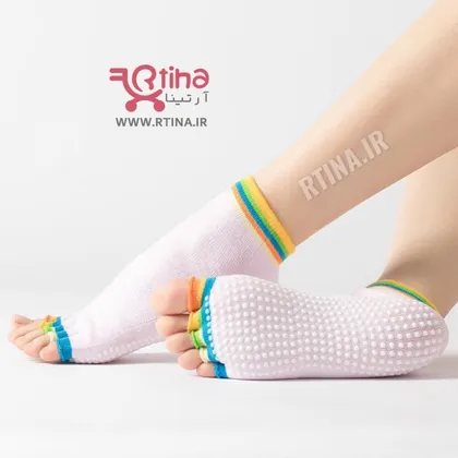 جوراب انگشتی یوگا_پیلاتس مدل hengju