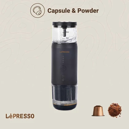 اسپرسو ساز 80 میلی‌لیتر شارژی لپرسو LPCFFM0001-BK