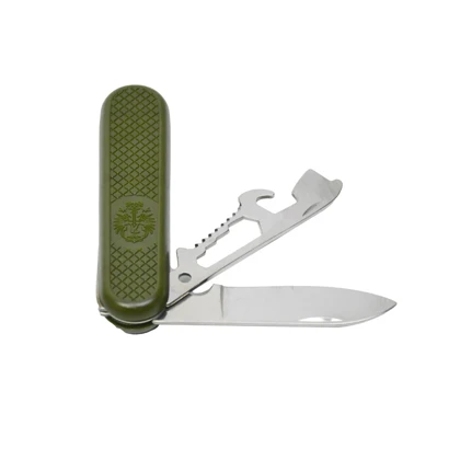 ست قاشق چنگال استیل به همراه چاقو چندکاره کمپینگ مدل Bag-404F0706