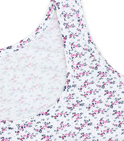 تاپ رکابی نخی Adak آداک کد 1320 طرح گل ریز