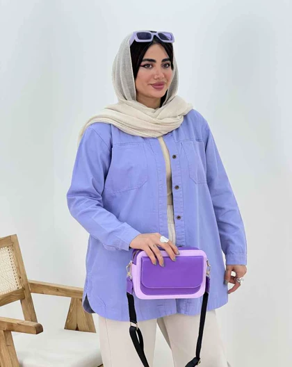 مانتو کتان رزیتا(53)کد:4254
