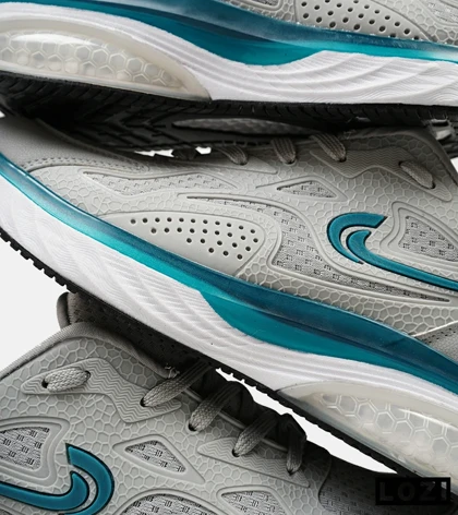 کفش کتانی مردانه طوسی آبی Nike air max pluse