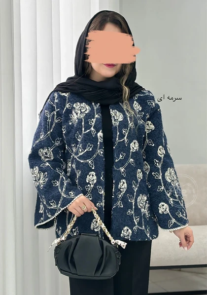 کت مزونی مروارید