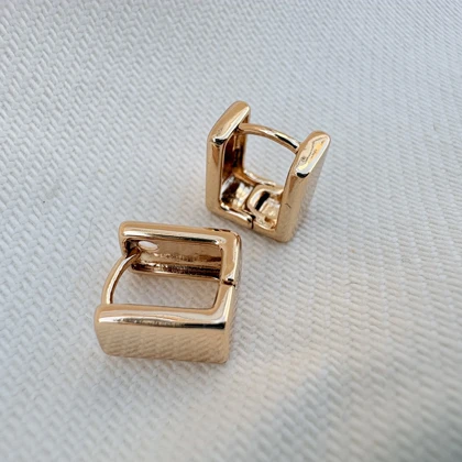 گوشواره آینه ای مربعی ژوپینگ