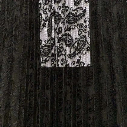 دامن گیپور پلیسه بلند مشکی