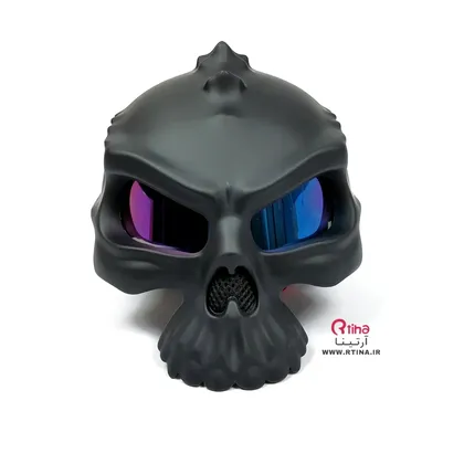کلاه ایمنی موتور سیکلت مدل اسکلتی (skull اورجینال)