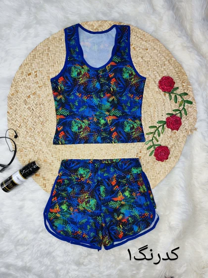 ست تاپ و شورتک فلامنت 90917