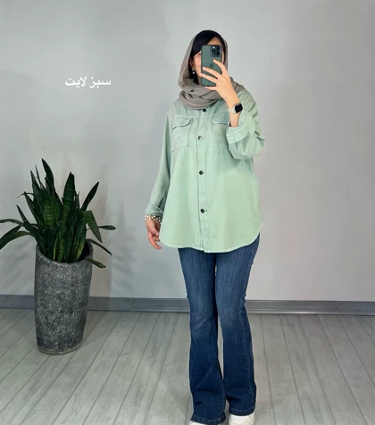 مانتو کتان گردو(ایراد دار)
