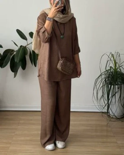 ست تونیک شلوار آیسان