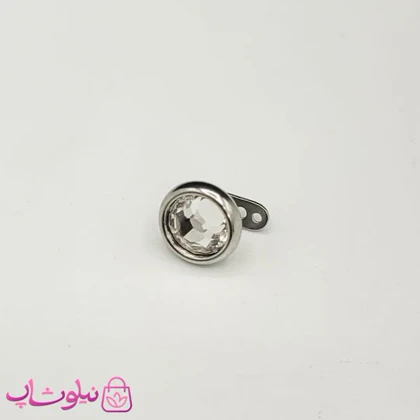 پیرسینگ میکرودرمال بدن مدل نگین سفید کد 130