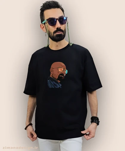 تیشرت لش مردانه و زنانه طرح بریکینگ بد شخصیت والتر وایت کد 883