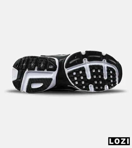 کفش کتانی ساق‌دار مردانه و زنانه مشکی سفید Nike cushlon مدل 7608