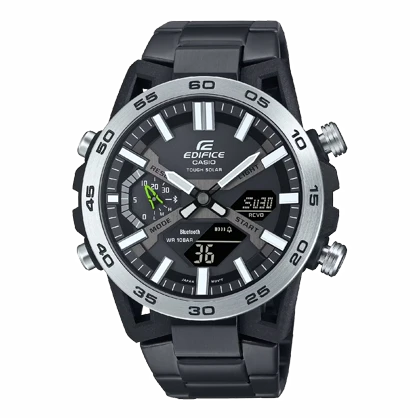 ساعت مچی مردانه کاسیو ادیفایس (Casio Edifice) مدل ECB-2000DD-1ADF (بلوتوث‌دار, شارژ خورشیدی, طراحی سیستم تعلیق کربنی)