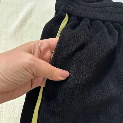 شلوار بگ دخترانه مخمل طرحدارلاینردار اورجینال