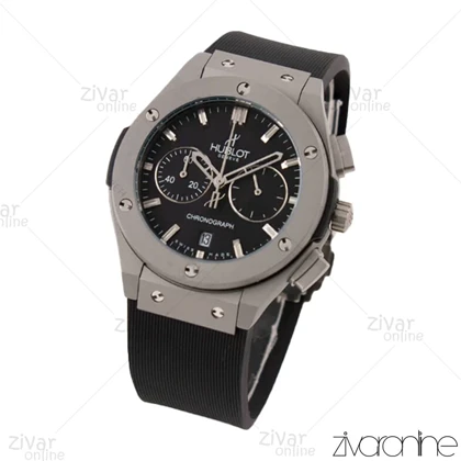 ساعت هابلوت زنانه کلاسیک فیوژن طوسی مشکی 101762