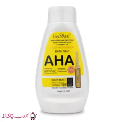 نمک بدن لایه بردار لنسیاد مدل AHA وزن 430 گرم