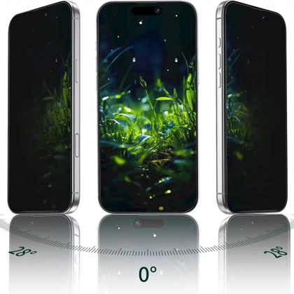 گلس پرایوسی آیفون 17 پرومکس گرین‌لاین Green Lion GN3DSIL17PMBK