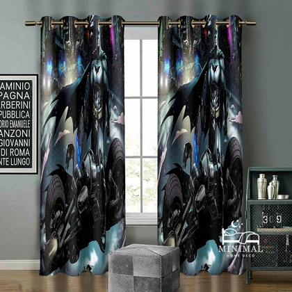 پرده کودک طرح بتمن مدل W5059