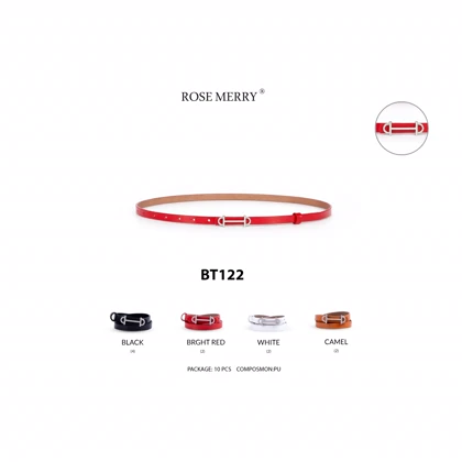 کمربند زنانه رزمری مدل Rose Merry BT122