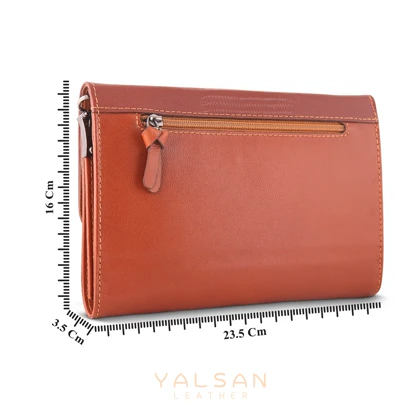 کیف دوشی و دستی چرم یلسان مدل هیراد کد 042-GL