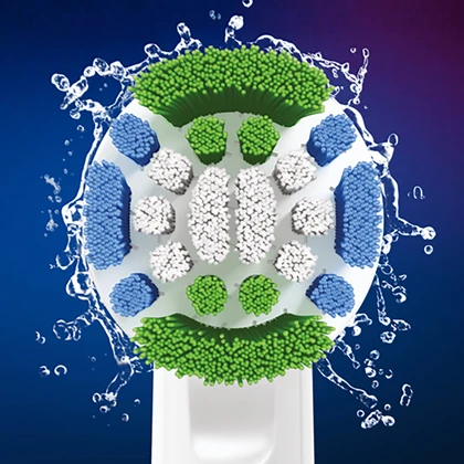 سری یدک مسواک برقی اورال-بی Oral-B مدل Precision Clean بسته 4 عددی