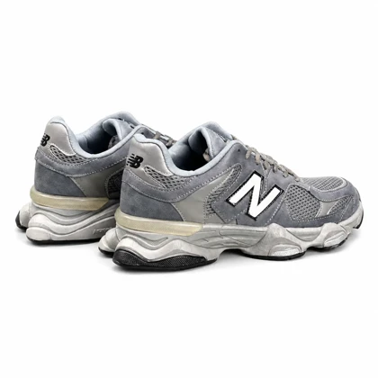 کفش کتانی مردانه بزرگ پا مدل نیوبالانس 9060 طوسی New Balance 9060