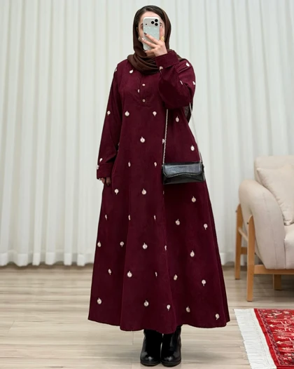 کفتان کبریتی تمام گلدوزی بابونه