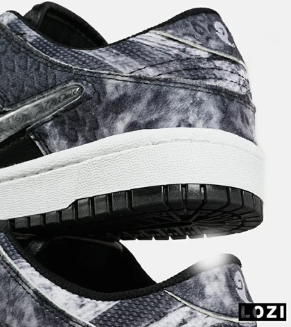 کفش کتانی مردانه و زنانه مشکی زغالی NIKE dunk low steam puppet
