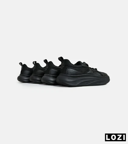 کفش کتانی مردانه مشکی BERSHKA