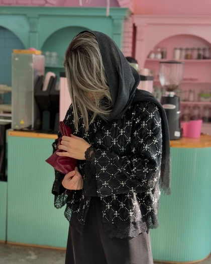کت شنل پولکی