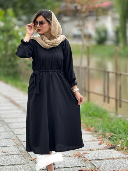 پیراهن مانتویی السا