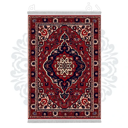 فرشینه از جنس پارچه هازان مخمل ترک طرح سنتی و مدرن برند دفه کد DHU219