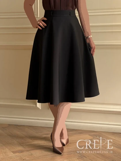 دامن نیم کلوش قد 74