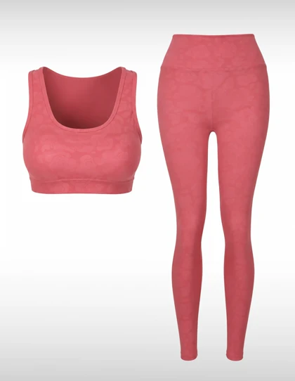 ست نیم‌تنه و لگ ورزشی زنانه بدون برند Elegant Fit W