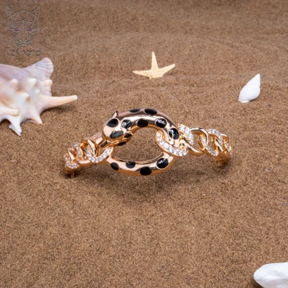 دستبند ژوپینگ پلنگ کارتیر هایپر لاکچری