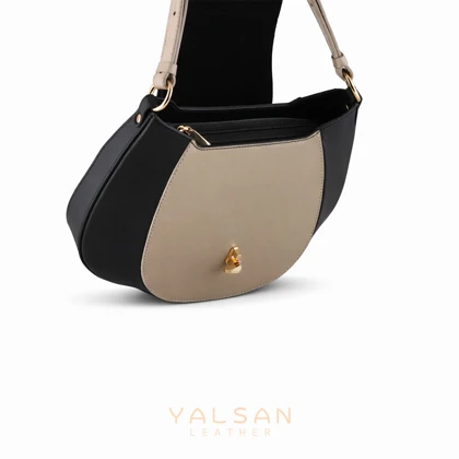کیف دوشی زنانه چرم یلسان مدل آوید کد 218-GN