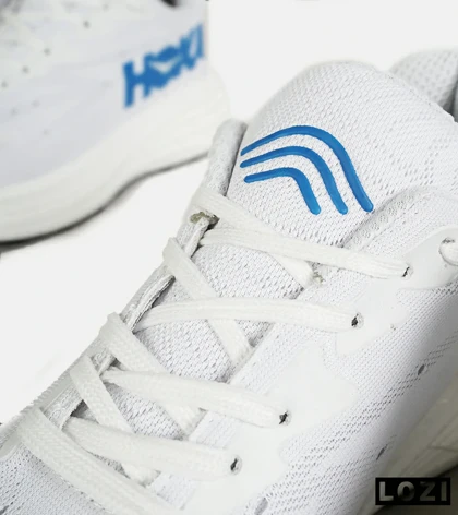 کفش کتانی سفید آبی HOKA