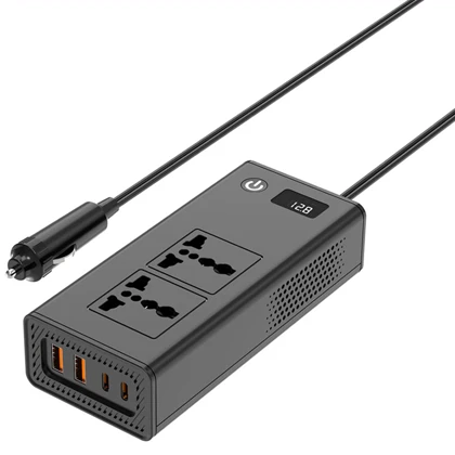 اینورتر فندکی خودرو ایکس او XO مدل CZ027 توان 200 وات