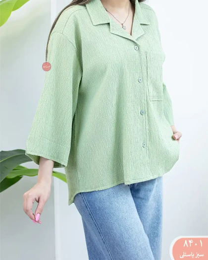 شومیز کوتاه رویسا 8401