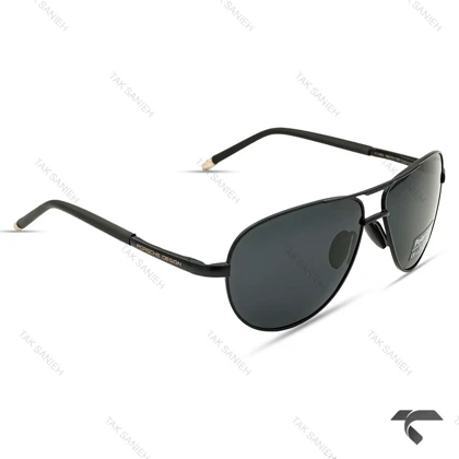 عینک آفتابی مردانه پورشه دیزاین P1090-4 پلاریزه مشکی Cartier-9989-G