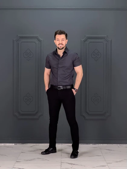پیراهن 270101 AKOMOD ذغالی
