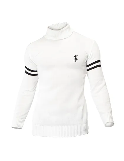 پلیور بافت مردانه یقه اسکی Polo